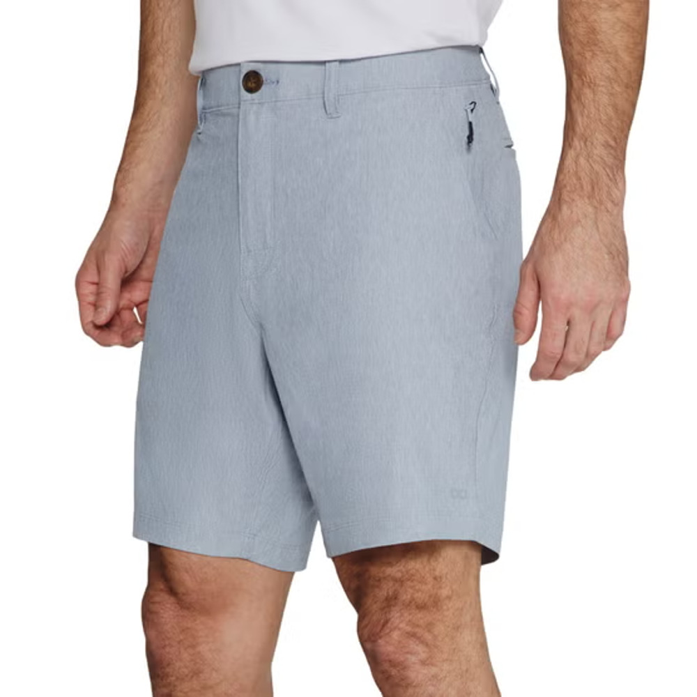Infinity LinearFlex Hybrid Golf Shorts Sz 40 Blue Performance Stretch Zip Pocket